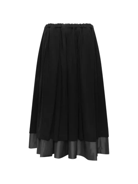 Fustă midi Comme Des Garçons cu cordon negru