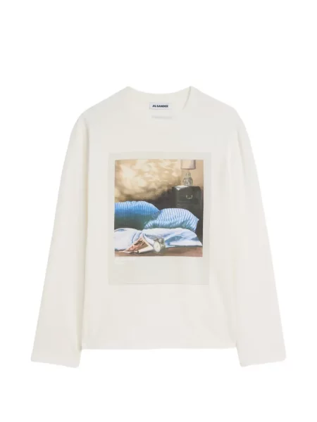 Tricou Jil Sander cu decolteu rotund