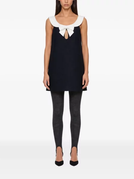 Gulerat rochie mini Shushu/tong cu funde albastru