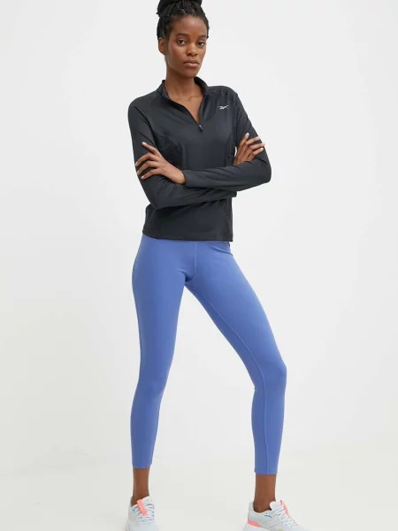 Кофта для бігу Reebok однотонна чорний