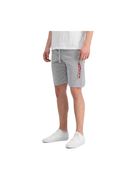 Szorty cargo Alpha Industries szare