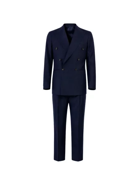 Costum Franzese Collection cu două rânduri de nasturi albastru