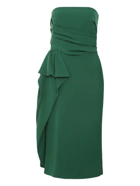 Rochie midi Max Mara până la genunchi de costum verde