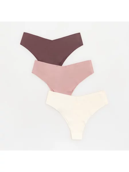 Reserved LADIES` BRIEFS MULTI krémová