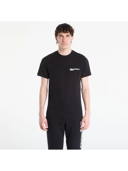 Tričko Karl Lagerfeld Jeans Slim Ss Tee Black M černé