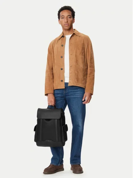 Ruksak Tommy Hilfiger Th Texture Backpack crna