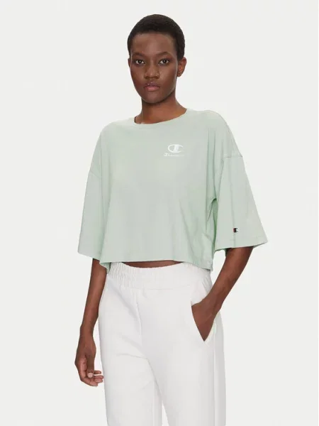 Champion T-Shirt Icons Washed Look zielony