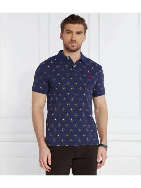 POLO RALPH LAUREN Tenisz póló | Custom slim fit kék