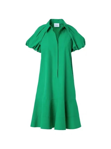 Rochie midi Akris Punto până la genunchi de costum verde
