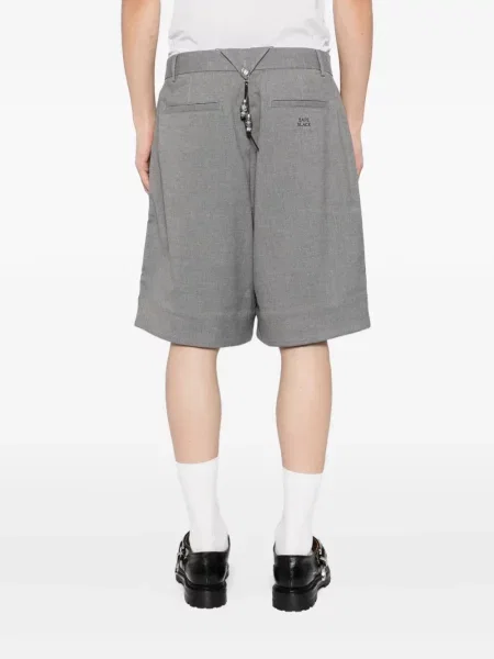 Pantaloni scurți Bape Black *a Bathing Ape® cu broderie negru
