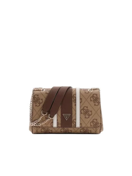 Guess torebka crossbody NOELLE brązowa