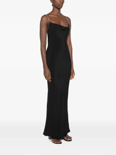 Rochie maxi Cult Gaia cu bretele negru