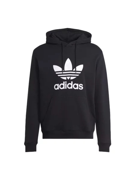 Adidas Originals bluza z kapturem z nadrukiem czarny