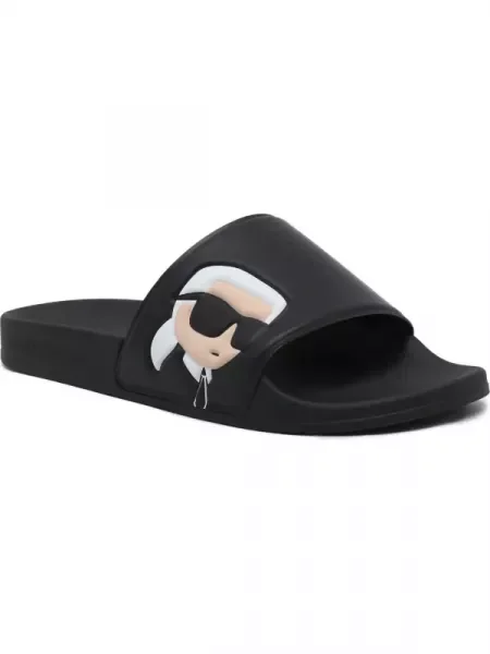 Karl Lagerfeld Șlapi KONDO negru