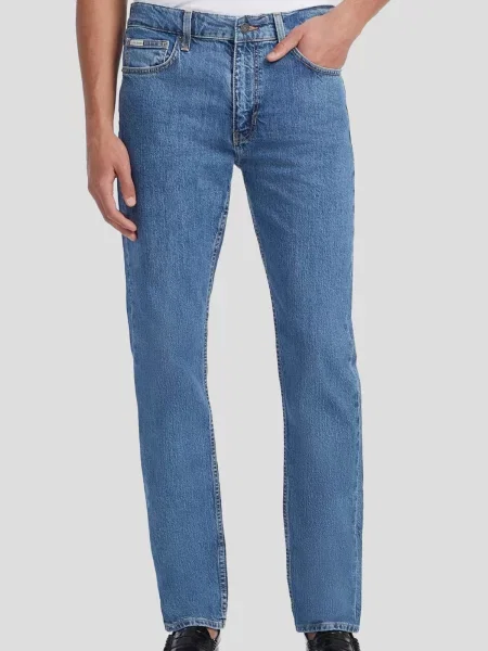 Прямі джинси Guess Jeans синій