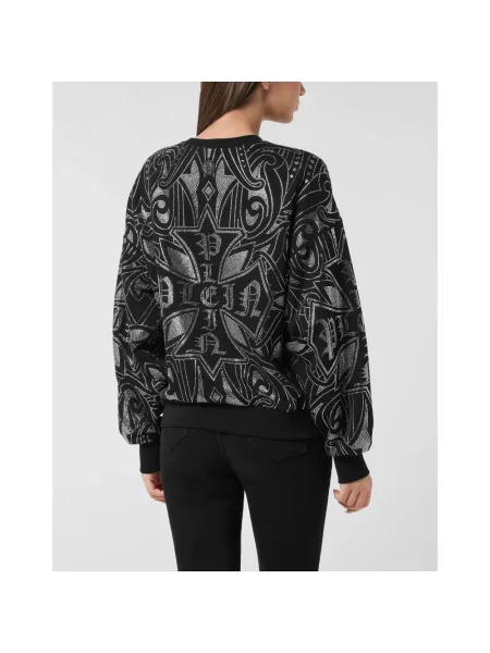 Bluza polarowa Philipp Plein polarowa czarna