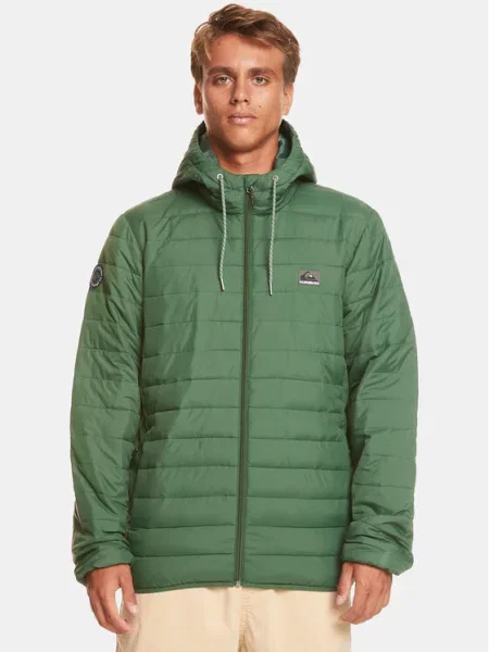 Quiksilver Demisezoninė striukė Scaly Hood Jckt žalia