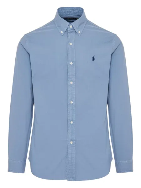 Prugasta dugo košulja Polo Ralph Lauren s okruglim izrezom zelena