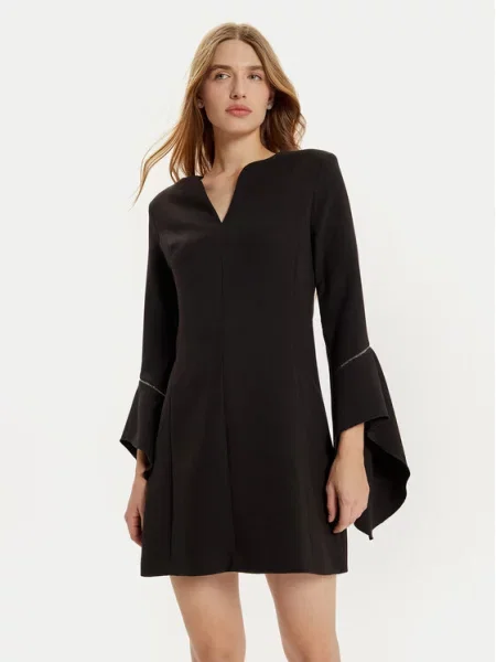 Cocktail obleka Rinascimento črna