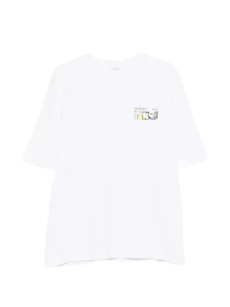 Tricou Off-white cu imagine alb