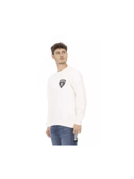 Bluza Automobili Lamborghini z logo biała