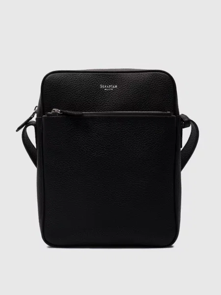 Кожаная сумка Serapian черная