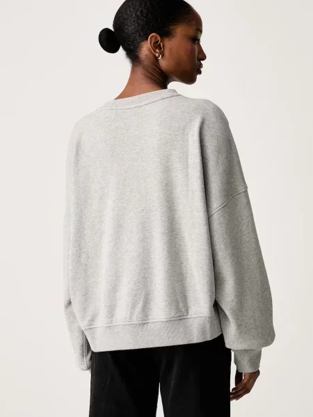 BOSS Orange bluza oversize szara