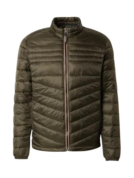 JACK & JONES Geacă de primăvară-toamnă JJHero oliv alb