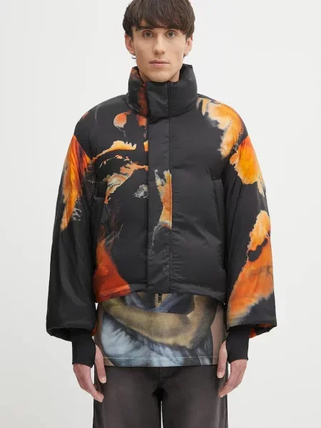 Geacă de puf Aop Puff de iarna negru