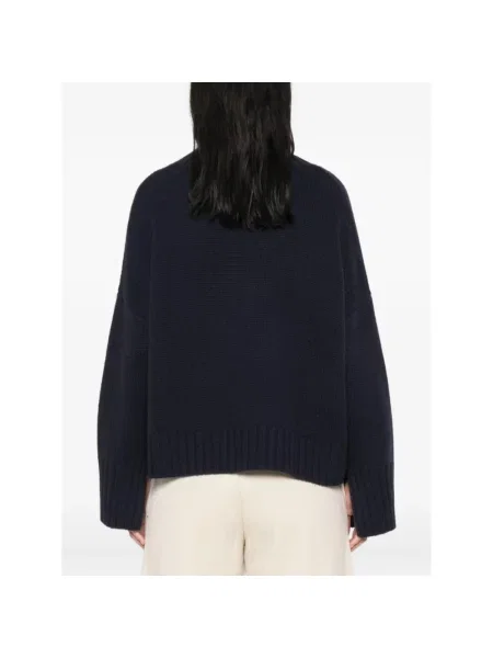 Sweter z golfem Soft Goat niebieski