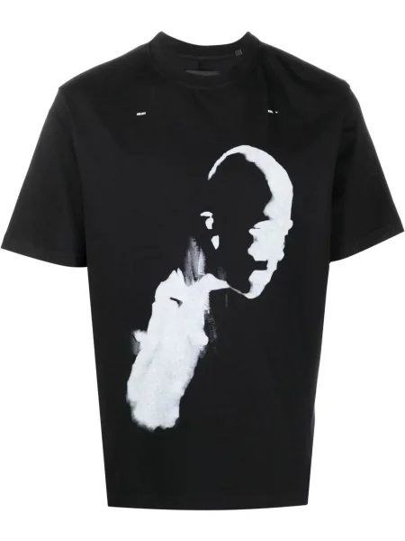 Tricou Heliot Emil cu imagine negru