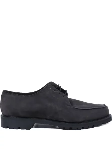 Pantofi derby Rier cu șireturi din piele de căprioară negru