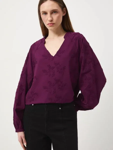 Блузка Medicine з аплікацією фіолетовий