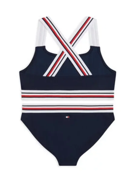 Tommy Hilfiger Maudymosi kostiumėlis Tamsiai mėlyna