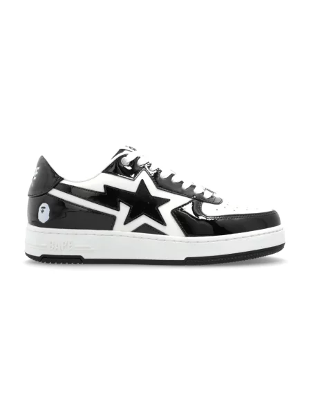 Sneakersy A Bathing Ape® skórzane czarne