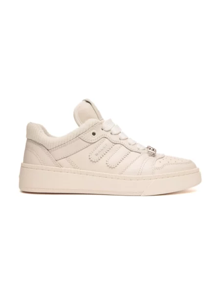 Sneakersy Bally skórzane białe