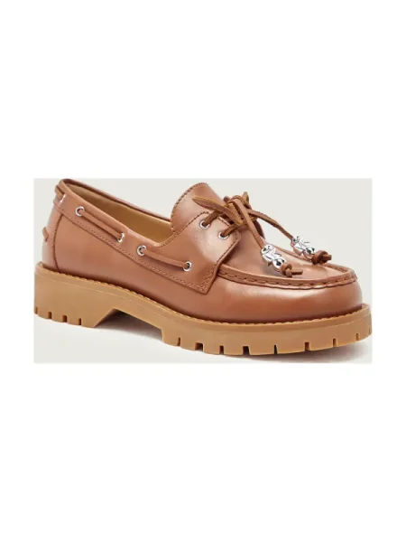 Pantofi loafer Michael Michael Kors din piele maro