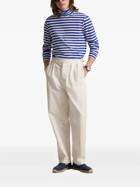 Ριγέ πουλόβερ Polo Ralph Lauren κλασικό μπλε