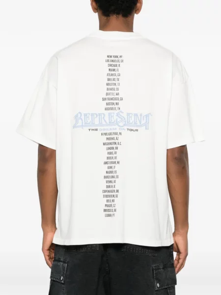 Tricou Represent cu imagine alb