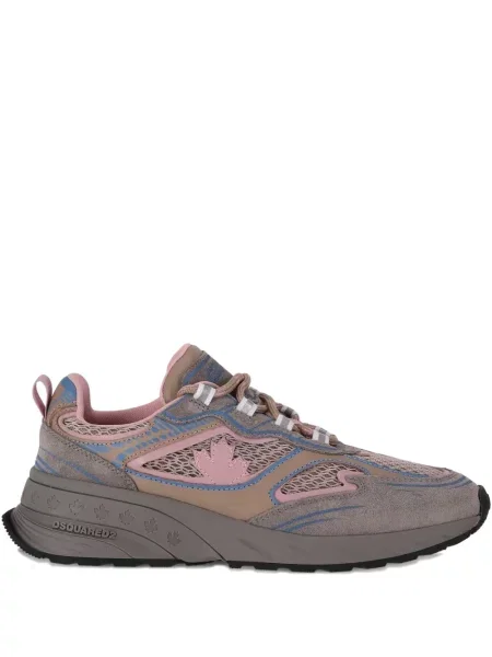 Sneakerși Dsquared2 cu șireturi din dantelă gri