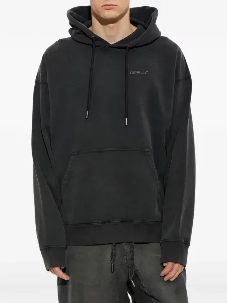 Hanorac cu glugă Off-white alb