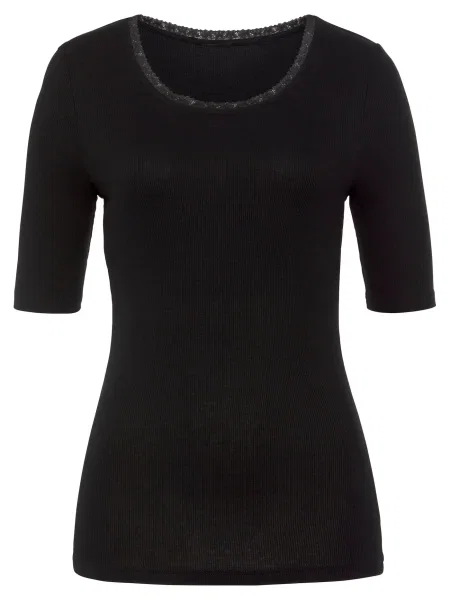 LASCANA Tricou negru