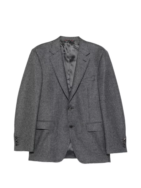 Sacou Canali de lână cu model pepito gri