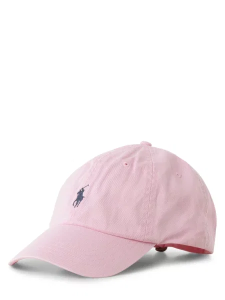 Czapka z wyhaftowanym logo Polo Ralph Lauren różowa