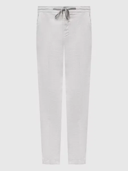 Штани з льоном Marco Pescarolo сірі