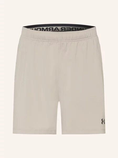 Under Armour Tréninkové Šortky Ua Vanish Woven světle hnědá černá