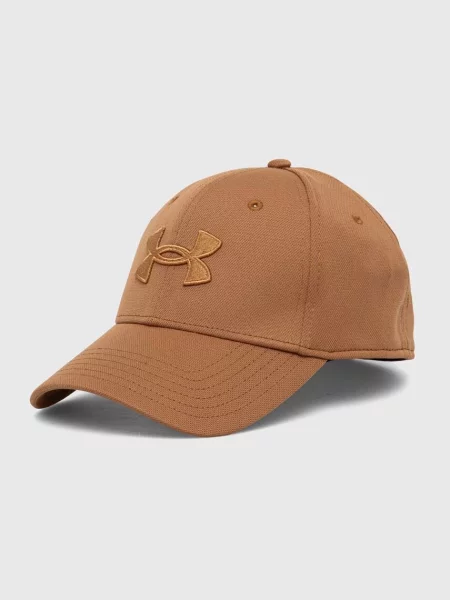 Шапка с козирка Under Armour с апликация кафяво