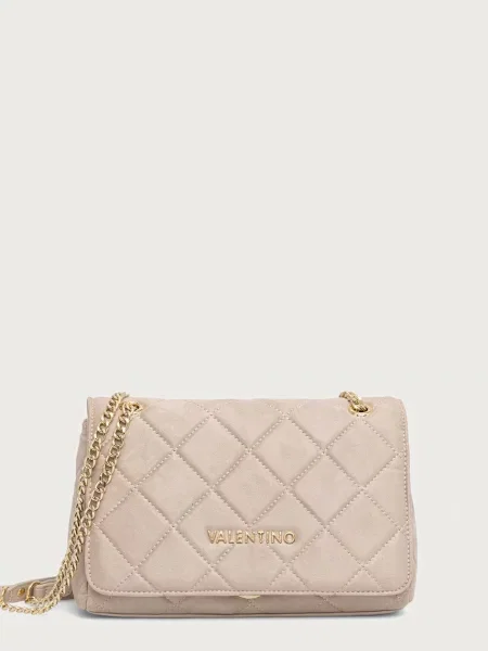 Valentino Bags geantă pentru femei OCARINA SUEDE bej