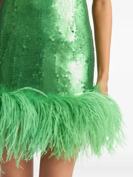 Rochie 16arlington cu paiete de costum verde