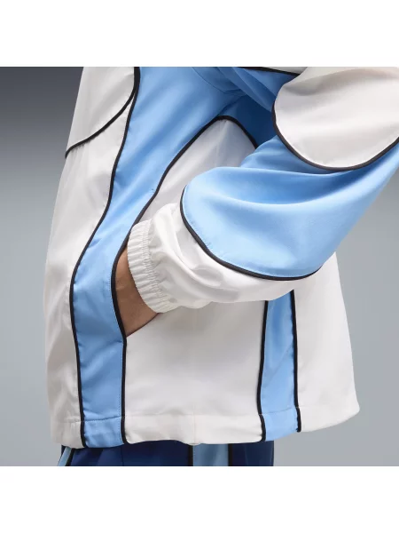 Bluza dresowa Manchester City PUMATECH-X na całej długości Odzież S biały